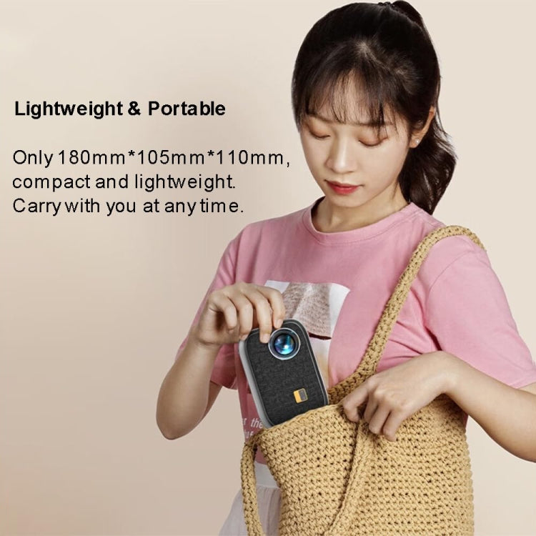 Same Screen Version For Mobile Phone Portable Mini Projector Smart Home Theater(AU Plug)