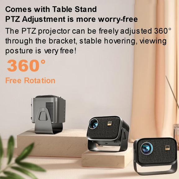 Same Screen Version For Mobile Phone Portable Mini Projector Smart Home Theater(EU Plug)