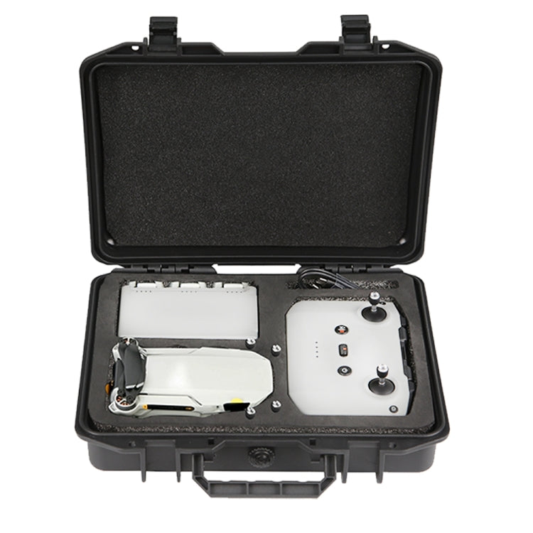 For DJI Mini 4K / Mini 2 SE / Mini 2 Suitcase Explosion-Proof Box Compatible With RC-N1 / N2(Black)