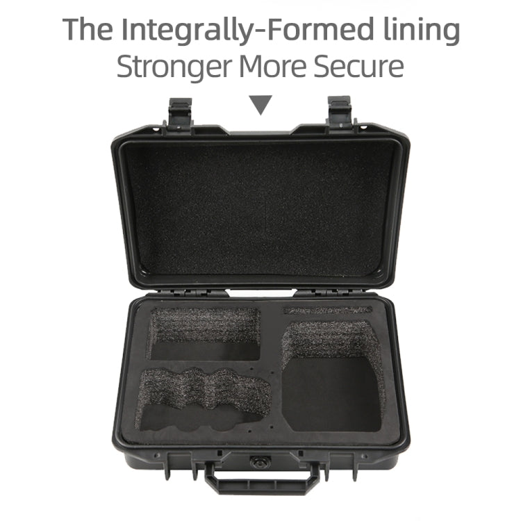 For DJI Mini 4K / Mini 2 SE / Mini 2 Suitcase Explosion-Proof Box Compatible With RC-N1 / N2(Black)