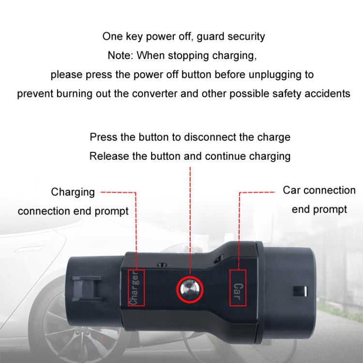 TYPE1-TYPE2 New Energy Vehicle Charging Pile Adapter(QYMZO-32-220V)