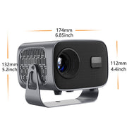 4K Smart Android Portable Projector UK Plug