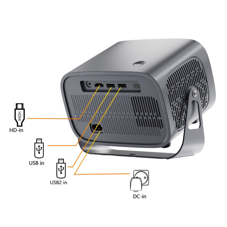 4K Smart Android Portable Projector AU Plug