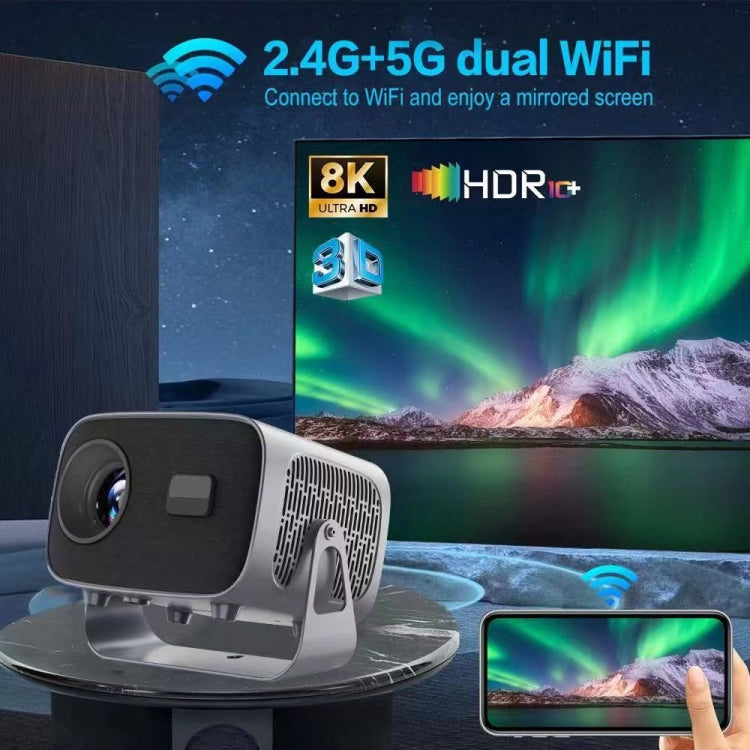 4K Smart Android Portable Projector AU Plug