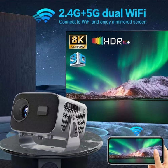 4K Smart Android Portable Projector AU Plug
