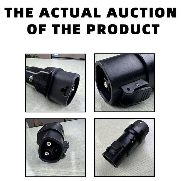 For Tesla-TYPE2 Electric Vehicle Charging Station Adapter Conversion Head(QYTZO-32-220V)