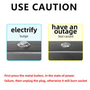 For Tesla-TYPE1 Electric Vehicle Charging Station Adapter Conversion Head(Black)