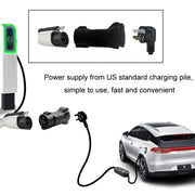 New Energy Vehicle US Standard Power Supply TYPE1 Charging Pile Converter Plug(Black)