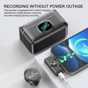 8 Pin Wireless Lavalier Button Microphone With Magnetic Suction & Back Clip Design