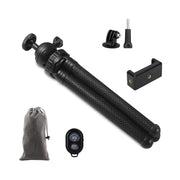 Octopus Fish Silicone Camera Tripod Desktop Folding Stand With Bluetooth Controller+Adapter+Phone Clip+Storage Bag+Screws
