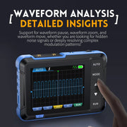 FNIRSI 2 In 1 Mini Portable Digital Oscilloscope Signal Generator, Set: Standard