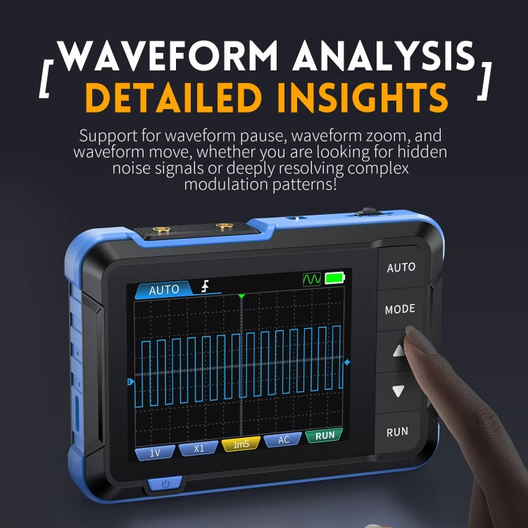 FNIRSI 2 In 1 Mini Portable Digital Oscilloscope Signal Generator, Set: Upgrade