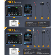 FNIRSI 2 In 1 Mini Portable Digital Oscilloscope Signal Generator, Set: Standard