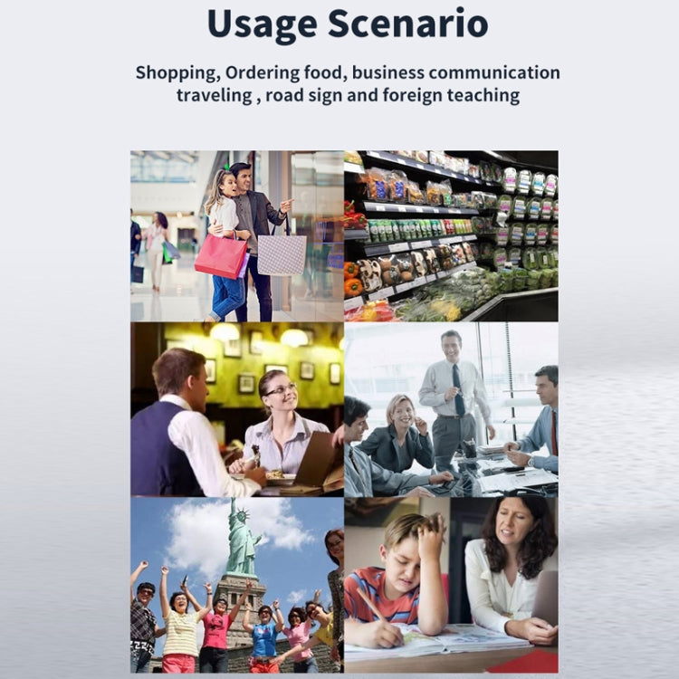 International Version Multi-language Scanning Offline Intelligent Simultaneous Translation Pen(Gray)