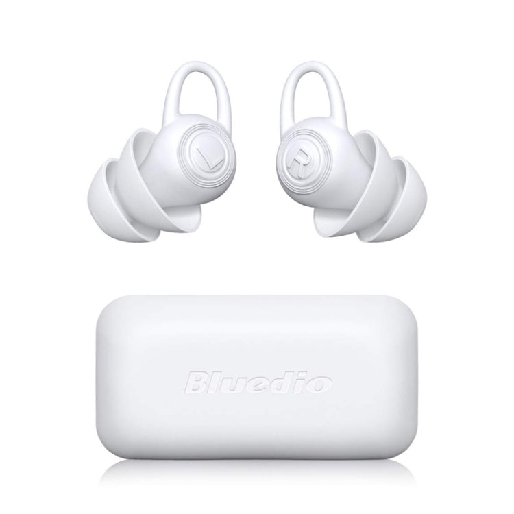 Bluedio NE Sleeping Silicone Earplugs Noise Reducing Soundproofing Earplugs With Storage Case(White)