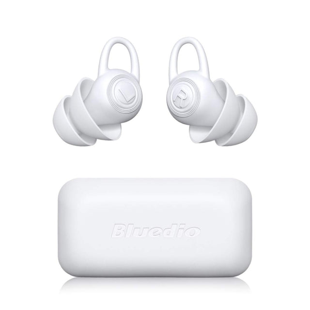 Bluedio NE Sleeping Silicone Earplugs Noise Reducing Soundproofing Earplugs With Storage Case(White)