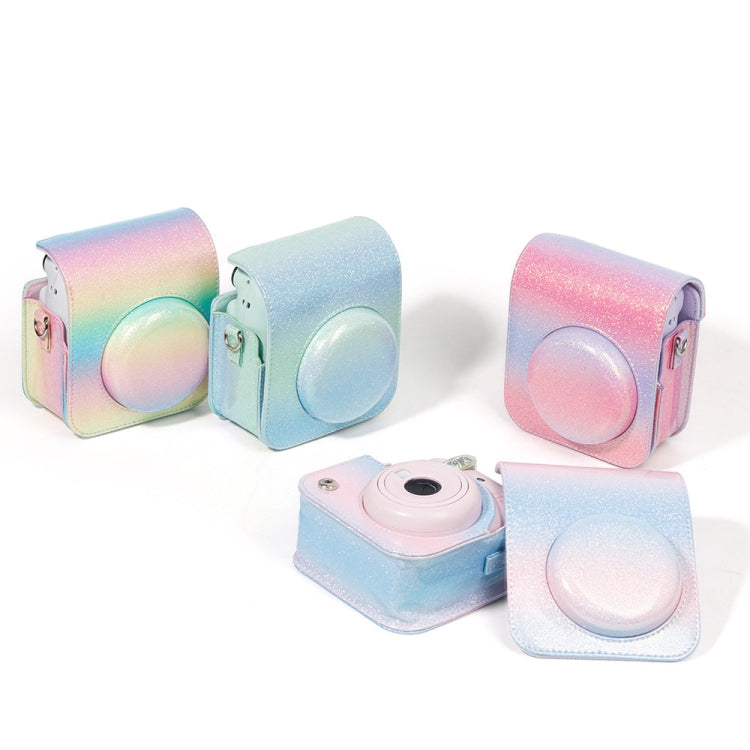 Colorful Starry Sky Camera Protection Bag For Fujifilm Instax Mini 12(Blue Pink)