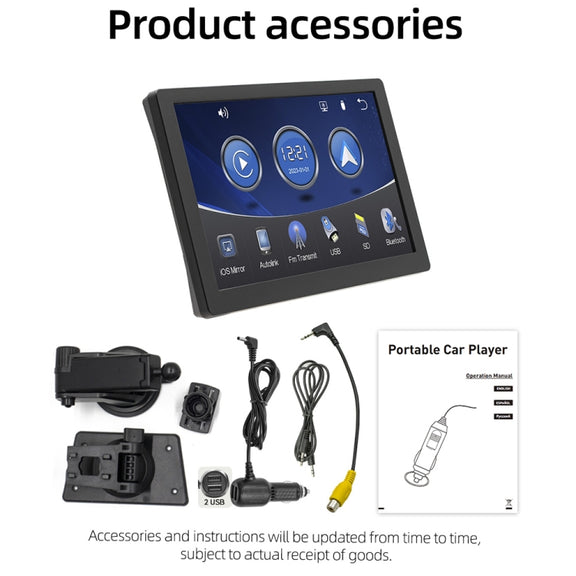 Car Universal Screen Stereo HD MP5 Player Reversing Monitor