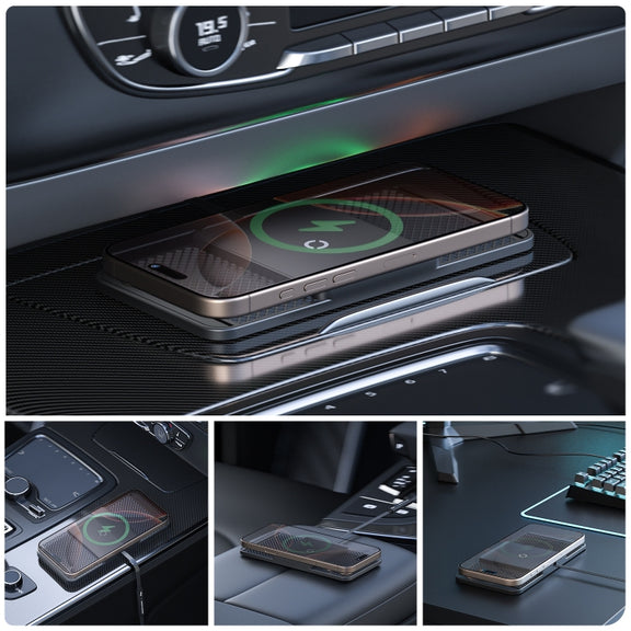 Avoid Camera Universal Car Wireless Charger Anti-slip Mat(USB Interface 0.3m)