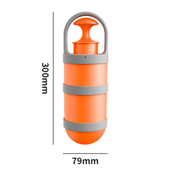 Pet Outing Portable Poop Scooper Dog Feces 6 Claws Pick Up Tools(Orange)