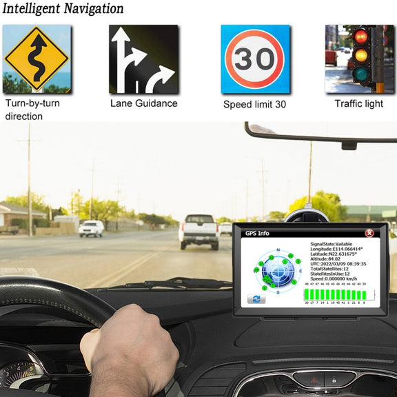 9 Inch 8G/256M Car GPS Navigator With Large Screen Capacitive Bluetooth Map, Area: Germany Map