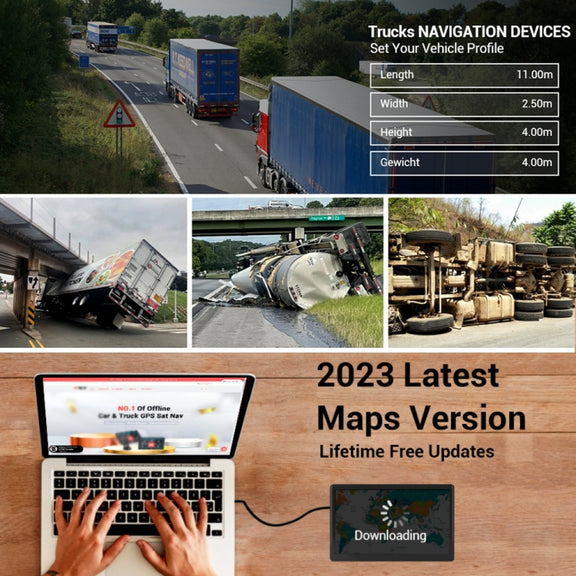 9 Inch 8G/256M Car GPS Navigator With Large Screen Capacitive Bluetooth Map, Area: Germany Map