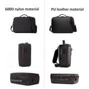 For DJI Neo Drone Storage Bag Messenger Bag Carrying Case, Fabric: PU Leather