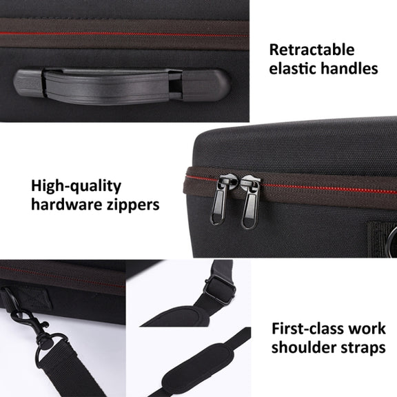 For DJI Neo Drone Storage Bag Messenger Bag Carrying Case, Fabric: PU Leather