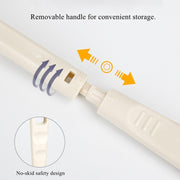 Silicone Portable Baby Bottle Brush Set Travel Cleaning Brush(White)