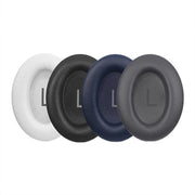 For BOSE QC45 1pair Headphone Sponge Earmuff Leather Cover(Navy Blue)