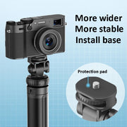 2m Metal Tripod Selfie Stick With 4 Expansion Interfaces & D07 Fill Light for Phone Camera
