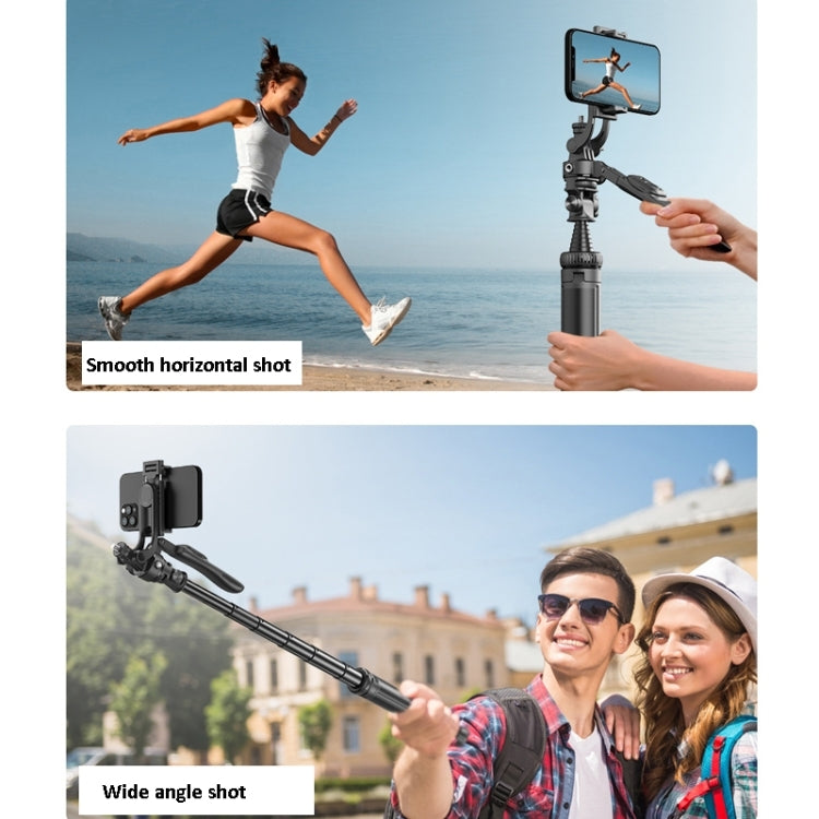 2m Metal Tripod Selfie Stick With 4 Expansion Interfaces & D07 Fill Light for Phone Camera