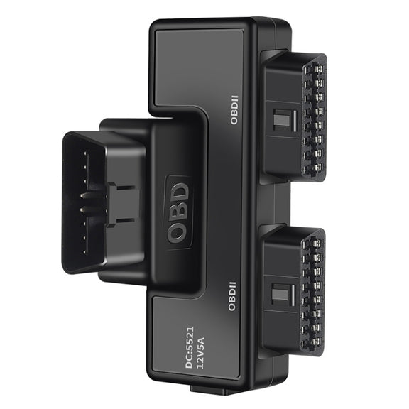 H015 OBD2 Automotive Universal 16Pin 1 To 2 Adapter