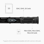 TELESIN  USB-C / Type-C 2-in-1 SD / TF Card Reader Storage Box for Smartphones PC Camera