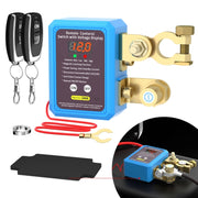 Car Battery Disconnectors Remote Control Smart Disconnect Switch, Style: Intelligent With Digtal Display