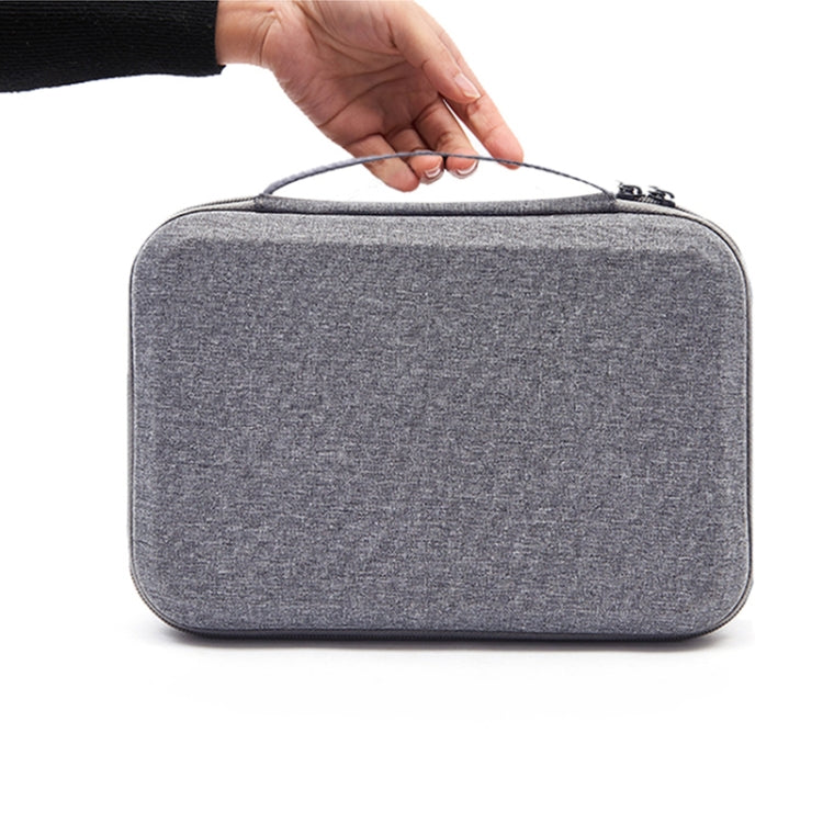 For DJI Neo Fly More Combo Carrying Case Handbag Protective Box(Gray + Red Inner)