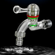 2pcs 4-points 20mm Plastic Transparent Faucet Household Anti-freezing Water Catch Hose