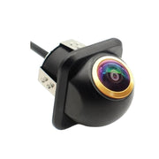 Car Universal HD Night Vision Rear View Reversing Three-Control Fisheye Camera, Style: AHD720P Straw Hat