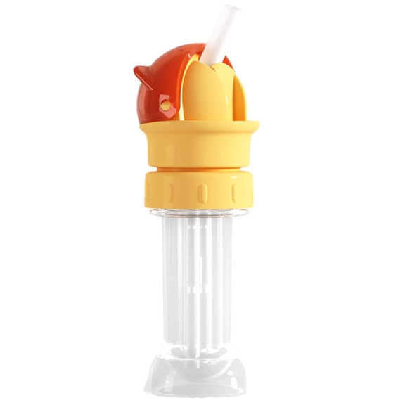 Children Anti Choking Bottle Cap Portable Universal Bottle Closure Converter(Red)