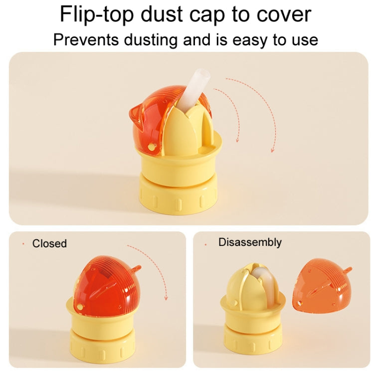 Children Anti Choking Bottle Cap Portable Universal Bottle Closure Converter(Red)
