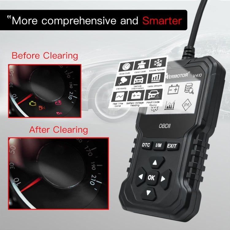 AERMOTOR Car Fault Diagnostic Instrument ELM327 Engine Fault Detection Tool(V410)