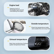 Head-up Display OBD Multi-function Vehicle Instrument Oil Temperature Gearbox Monitoring Screen(S101)
