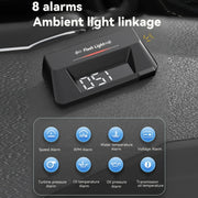 Head-up Display OBD Multi-function Vehicle Instrument Oil Temperature Gearbox Monitoring Screen(S101)