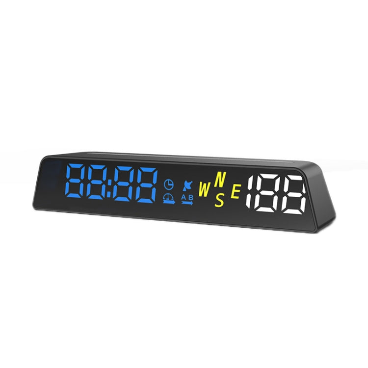 Head-up Display USB Powered High-definition Vehicle Code Altitude Meter(Blue White)