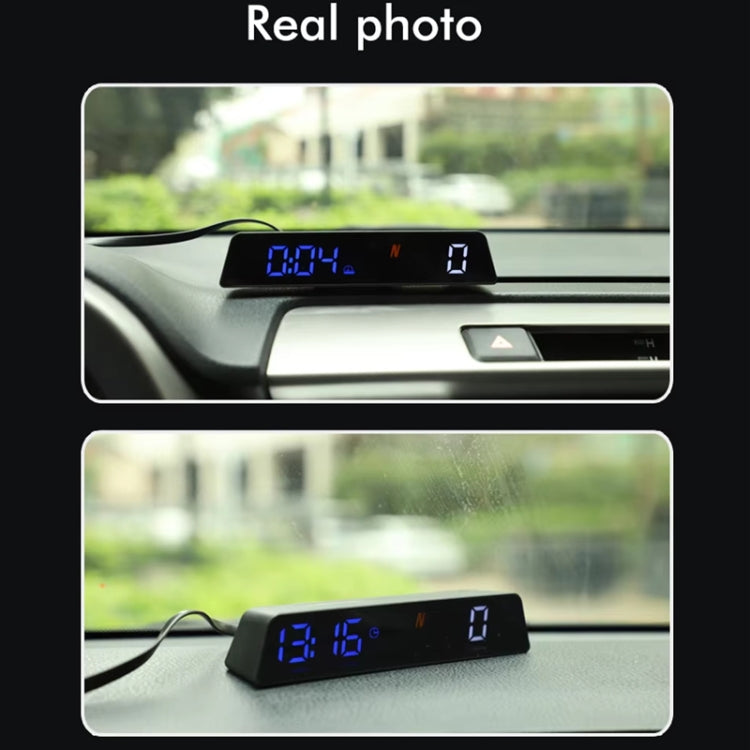 Head-up Display USB Powered High-definition Vehicle Code Altitude Meter(All White)