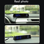 Head-up Display USB Powered High-definition Vehicle Code Altitude Meter(All White)