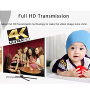 HDMI To RJ45 Single Ethernet Cable 60m Extender 4K HD Cable Signal Amplifier, Transmitter+Receiver US Plug(Black)
