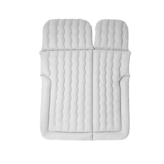 Inflatable Mattress For Car Travel SUV Rear Seat/Trunk, Color: Gray