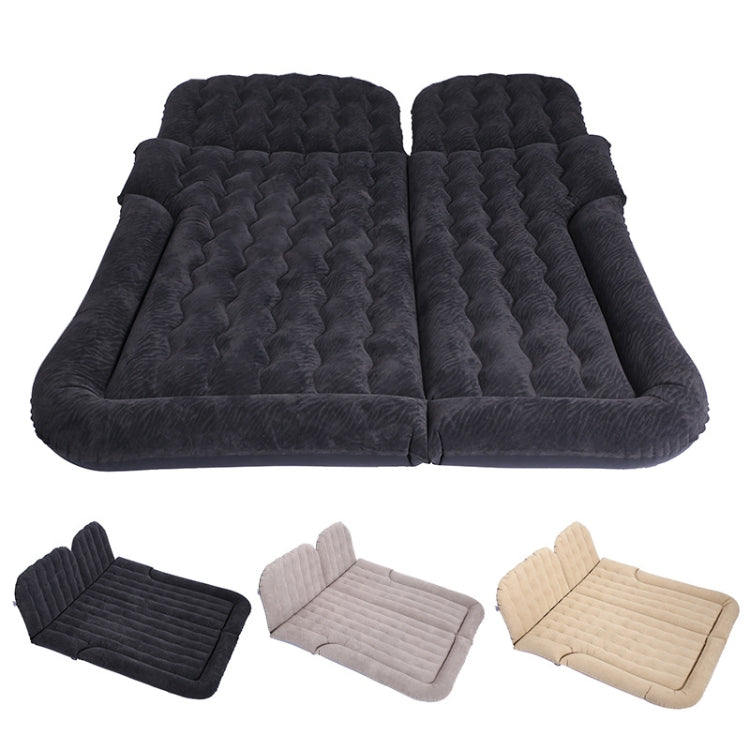 Inflatable Mattress For Car Travel SUV Rear Seat/Trunk, Color: Gray