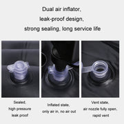 Inflatable Mattress For Car Travel SUV Rear Seat/Trunk, Color: Black